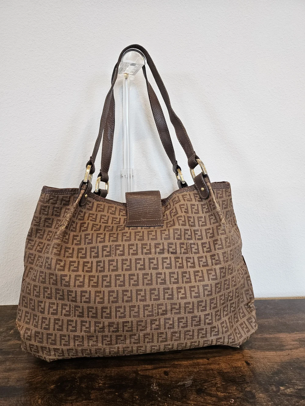 Fendi Zucca FF Canvas Tote